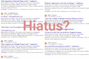 Webtoon Hiatus Communication