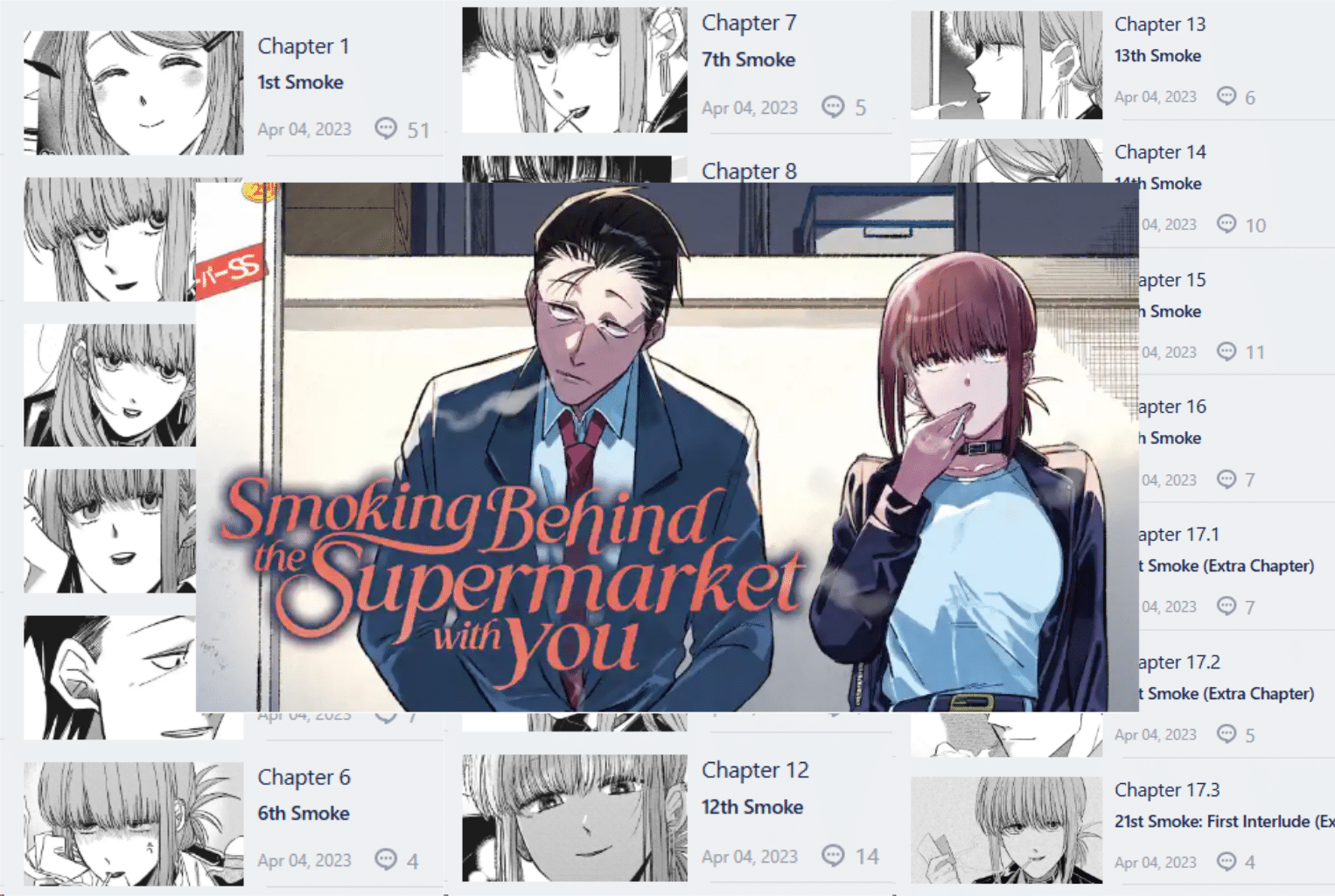 Smoking Behind the Supermarket with You: Where to Read the Manga Officially (and Cheaply)